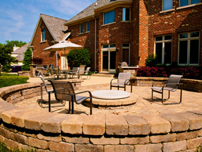custom paver brick patios